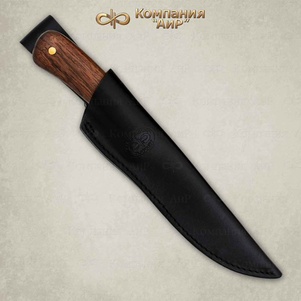 Нож АиР Лиса ЦМ 95х18 орех
