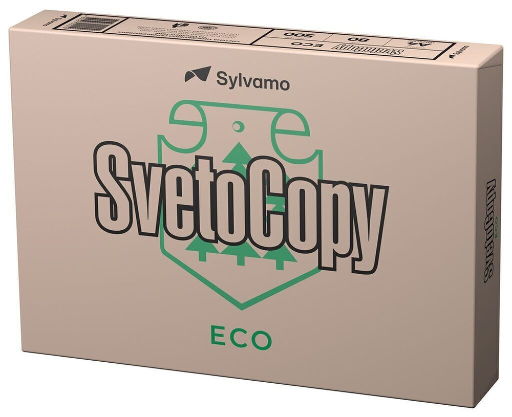 Бумага А4 SVETOCOPY Eco 80г/м2, 60%, (500л)
