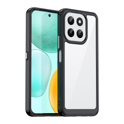 Противоударный чехол для Honor X6C, усиленные защитные рамки черного цвета