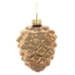 GAEM Украшение новогоднее "Золотая шишка", L7,5 W7,5 H9,5 см, 2в.