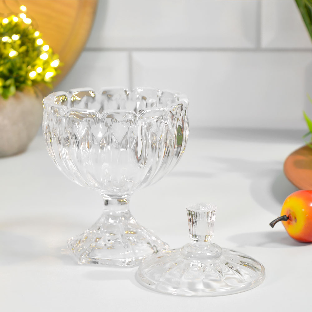 Ваза на ножке 180мл, d9,4см, h14,4см, TG1037