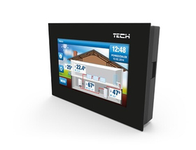 Терморегулятор комнатный Tech ST-2801 с коммуникацией OPENTHERM + коммуникации WI-FI, черный