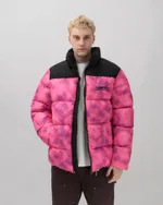 Пуховик Anteater Downjacket Tie Dye Bright Pink