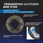 OPT-40215 Набор ударных головок глубоких 1/2", 10-32 мм, 15 предметов