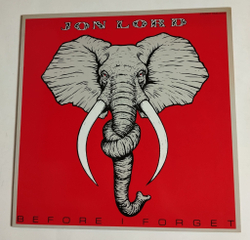 Винтажная виниловая пластинка LP Jon Lord Before I Forget (Japan 1982) (No Obi) NM