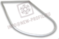 Уплотнитель для холодильника Тамбов ДХ125 (овальный) Размер 2350*580 мм (013)