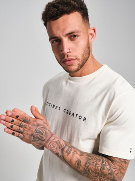 Футболка мужская ORIGINAL CREATOR OC. T-SHIRT, Молочный