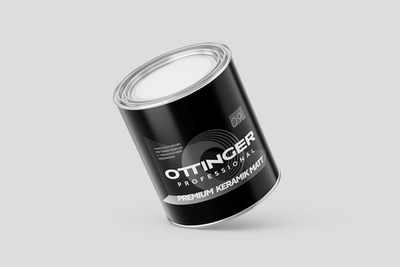 Краска дисперсионная акриловая OTTINGER Premium Keramik Matt интер. бел 0.9л