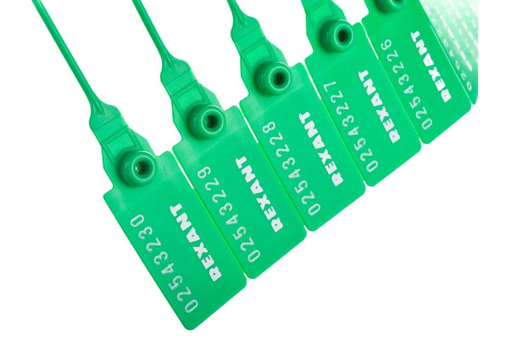 ПЛОМБА ПЛАСТИКОВАЯ REXANT 320ММ ЗЕЛЕНАЯ 07-6133