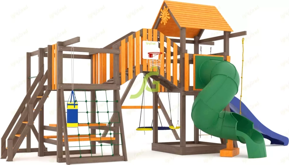 Детская площадка с трубой