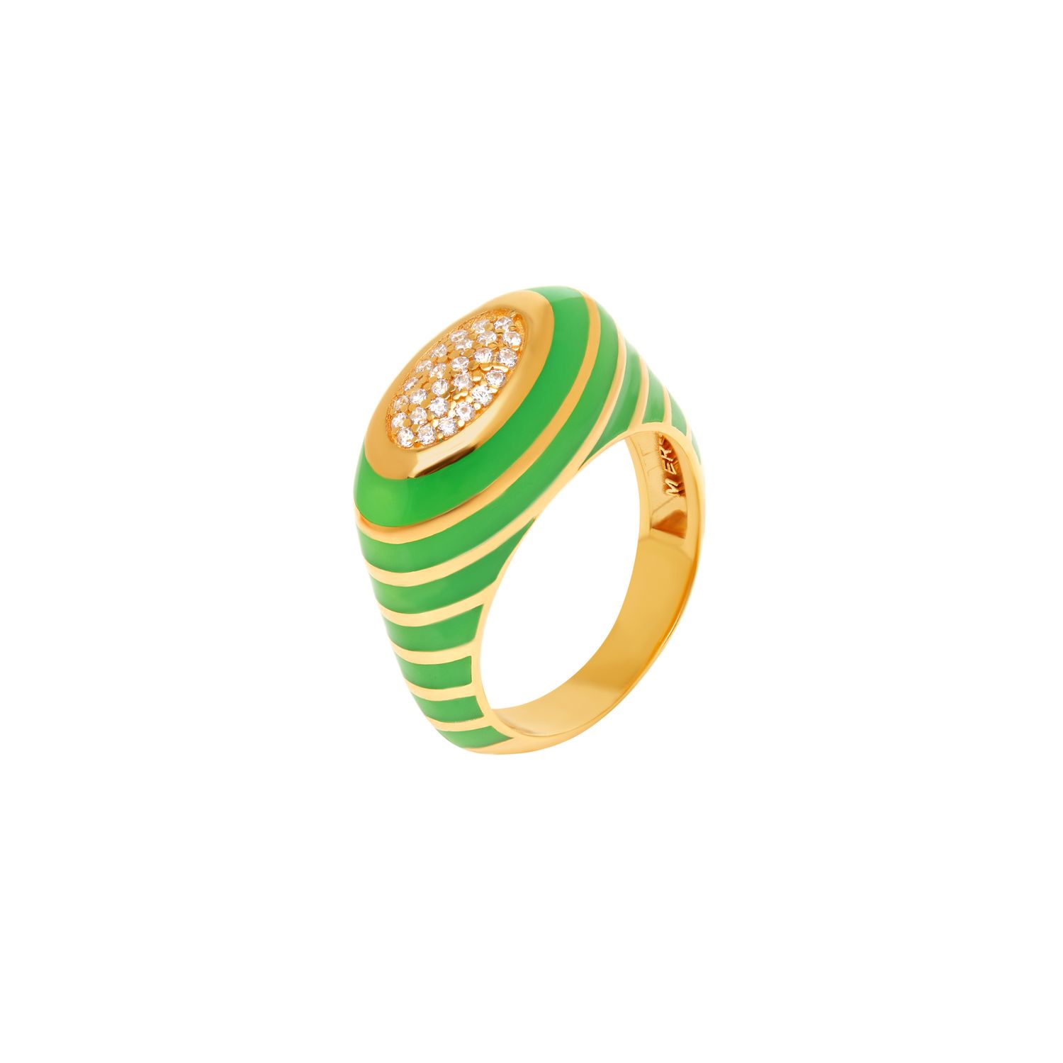 Кольцо I Got A Feeling Ring – Green