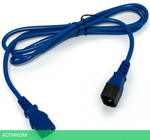 Кабель питания Hyperline PWC-IEC13-IEC14-0.5-BL