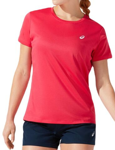 Женская теннисная футболка Asics Core Short Sleeve Top - pixel pink