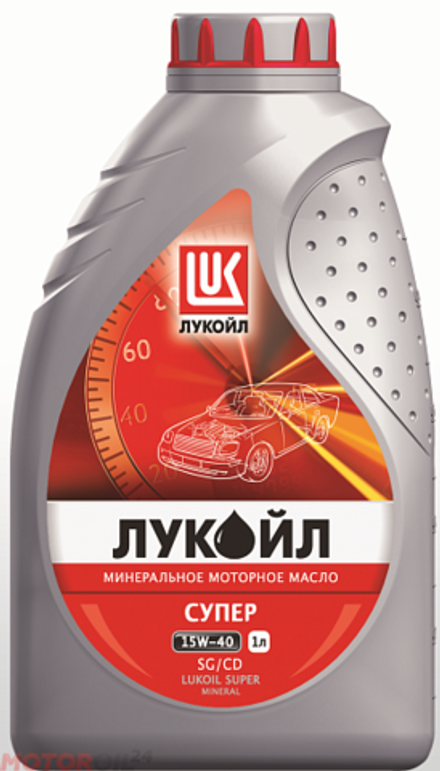 Моторное масло Лукойл супер 15w40 1л