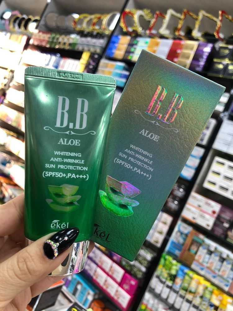 Ekel. BB-Крем для лица с экстрактом алоэ Aloe BB Cream SPF50+/PA+++