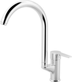 Комплект Мойка Domaci Равенна Rand DGR 780*480 (6) L2TG, L + Смеситель MEGA Snow MG-SH03, хром