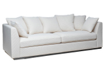 Диван Garda Decor Роберто (Roberto) трехместный, рогожка кремовый BOTEGA-SVBEG 250*100*90 см