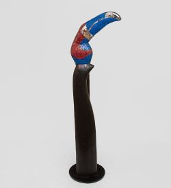 Decor and Gift 23-005-01 Статуэтка «Тукан» дерево+стекл.мозаика 80 см