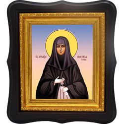 Анастасия Титова преподобномученица послушница. Икона на холсте.