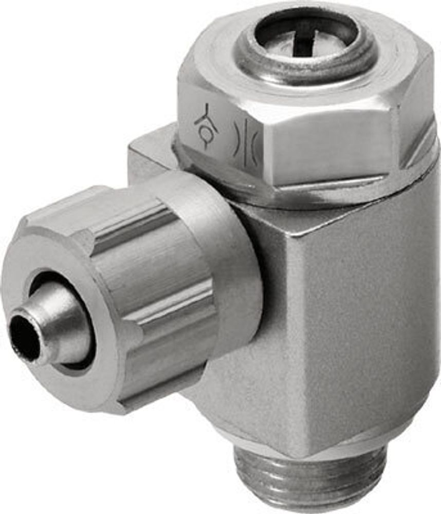 GRLA-1/4-PK-4-B Дроссель с обратным клапаном