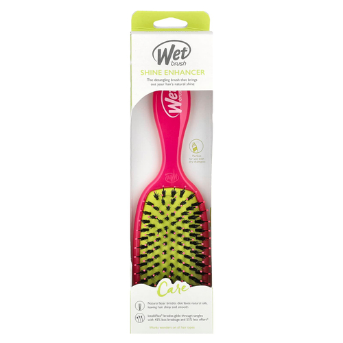 Wet Brush, кисть для усиления блеска, уход, розовый, 1 шт.