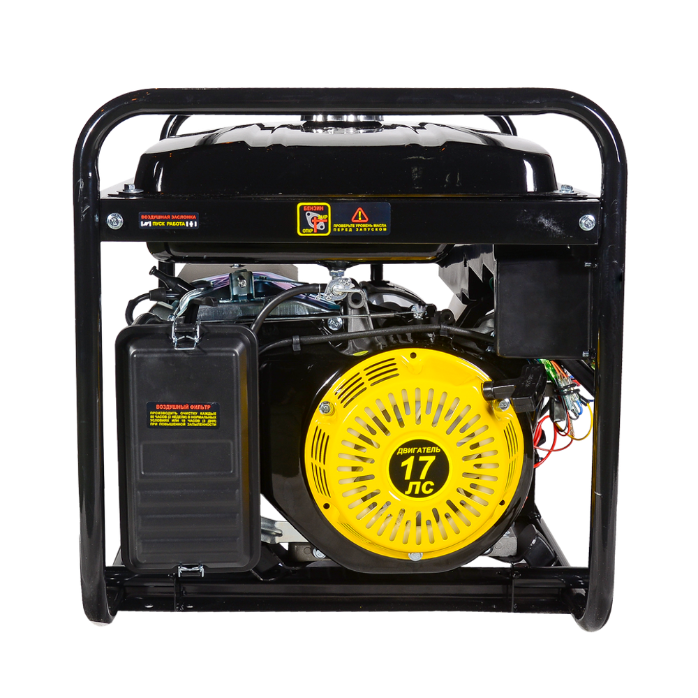 Портативный бензогенератор HUTER DY9500LX-3 - [7,5 кВт / 380V] трехфазный