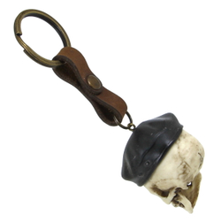 Брелок Череп в берете (107)