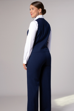 Жилет женский 3433ВЕ, темно-синий #38ТС063433ВЕ