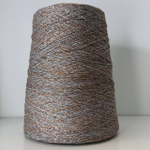 ATLAS - Ri.Go, 68% меринос, 12% люрекс, 20 % п/а; 360м/100гр; шнурок; col.22827, цвет: коричнево-голубой меланж с серебристым люрексом; Есть бобинка: 330 гр