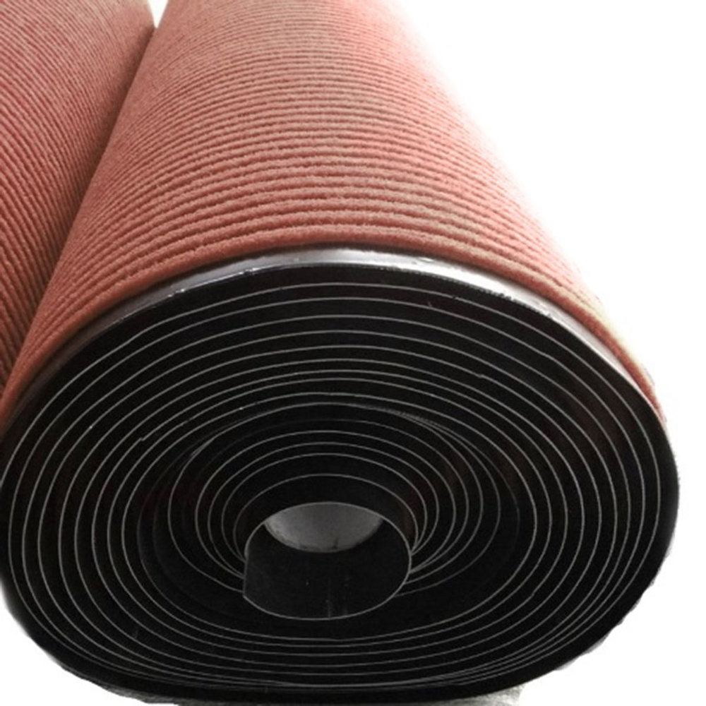 Коврик придверный, 120х180 см, прямоуг, резина, с коврол, корич, Floor mat, XTL-7002
