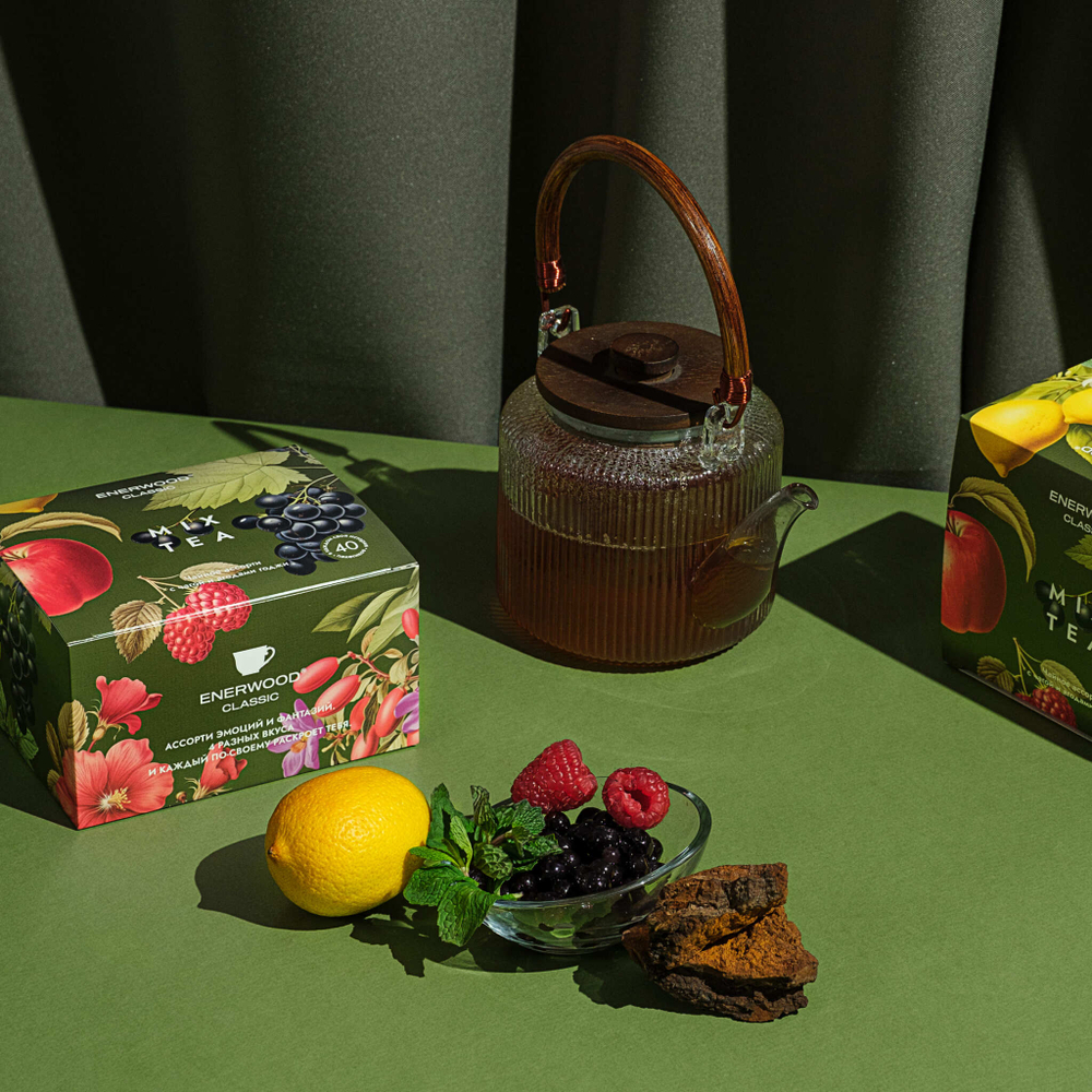 Enerwood Classic MIX Чай ассорти МИКС 40шт, 4 вкуса по 10шт