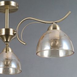 Люстра на штанге ILLUMICO AREZZO IL0733-3CSQ-25 AB AREZZO