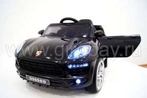 Детский электромобиль River Toys Porsche Macan O005OO VIP черный