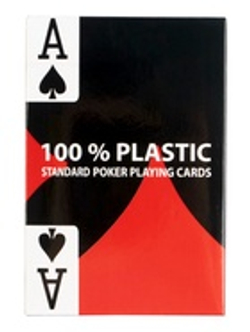 Карты игральные пластиковые, колода 55 шт., 6.5×9×2 см, МИКС