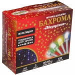 Гирлянда для дома БАХРОМА «Мерцание» ш3м* в30/50см 120 ламп LED, прозрачн. провод, авторежим, IP-20, Мультицвет (возможность соединения)