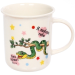 Кружка керамическая 310мл «Влюбленные змейки», микс 4рисунка