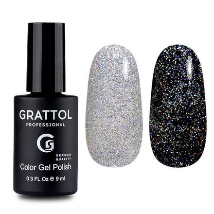 Grattol Гель-лак Opal Silver, 9мл