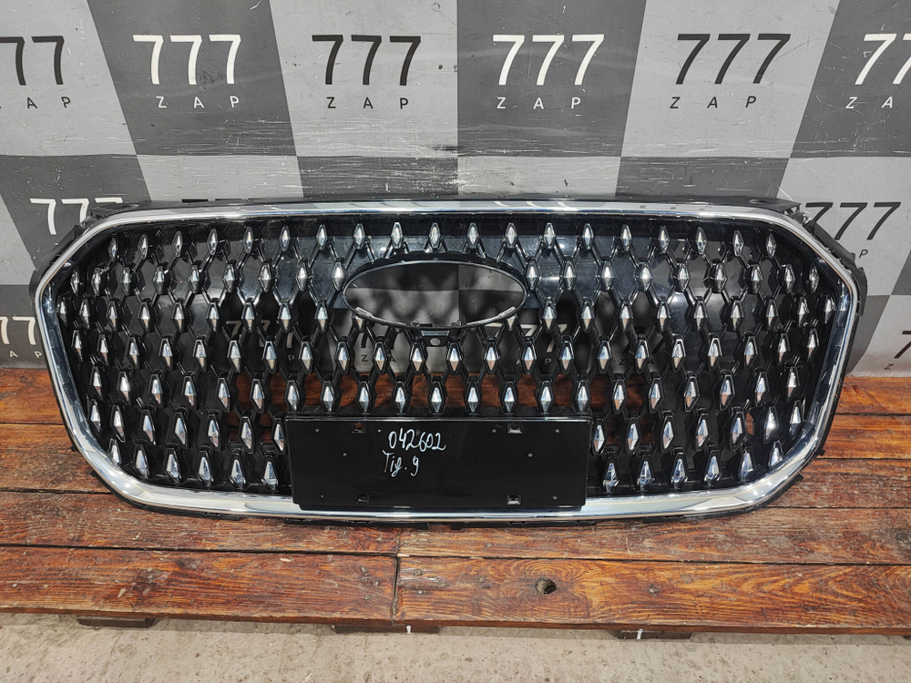 Решетка радиатора Chery Tiggo 9 24-нв Б/У Оригинал 602004485AA