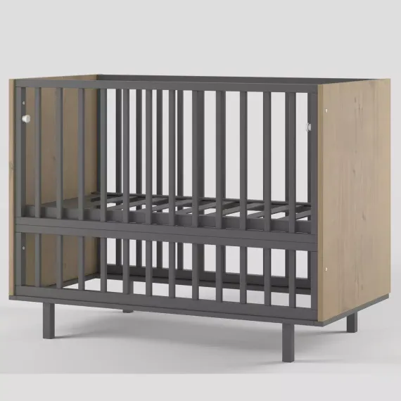 Детская кроватка на маятнике Incanto Cambridge Графит/дуб