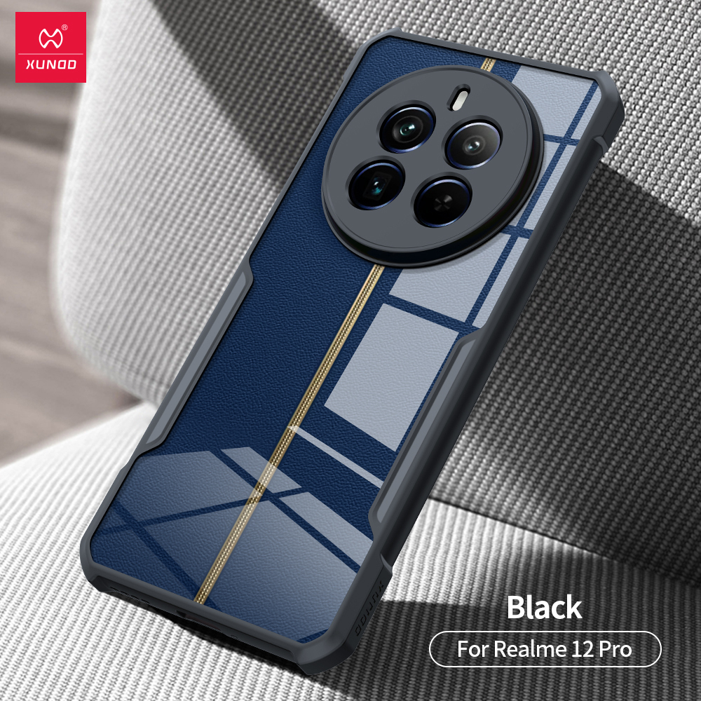 Чехол на Realme 12 Pro противоударный с усиленными углами XUNDD