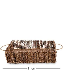 63-017-02 Декоративная корзинка средняя (о.Бали)