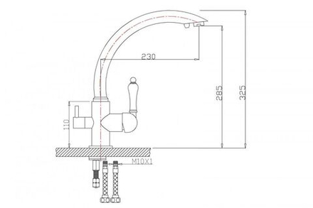 Смеситель ZorG ZR 314 YF