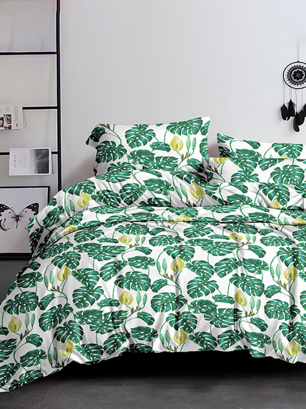 Простынь на резинке полисатин Simple House "Filiko" 180x200 см