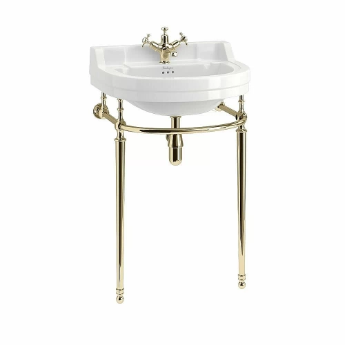Консоль с раковиной Burlington Edwardian B6 1TH золото