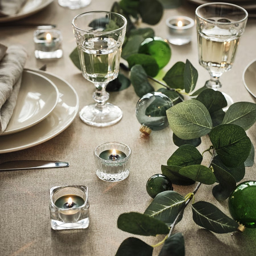 ВИНТЕРФИНТ VINTERFINT Ароматические свечи 30 шт, ель/зеленые