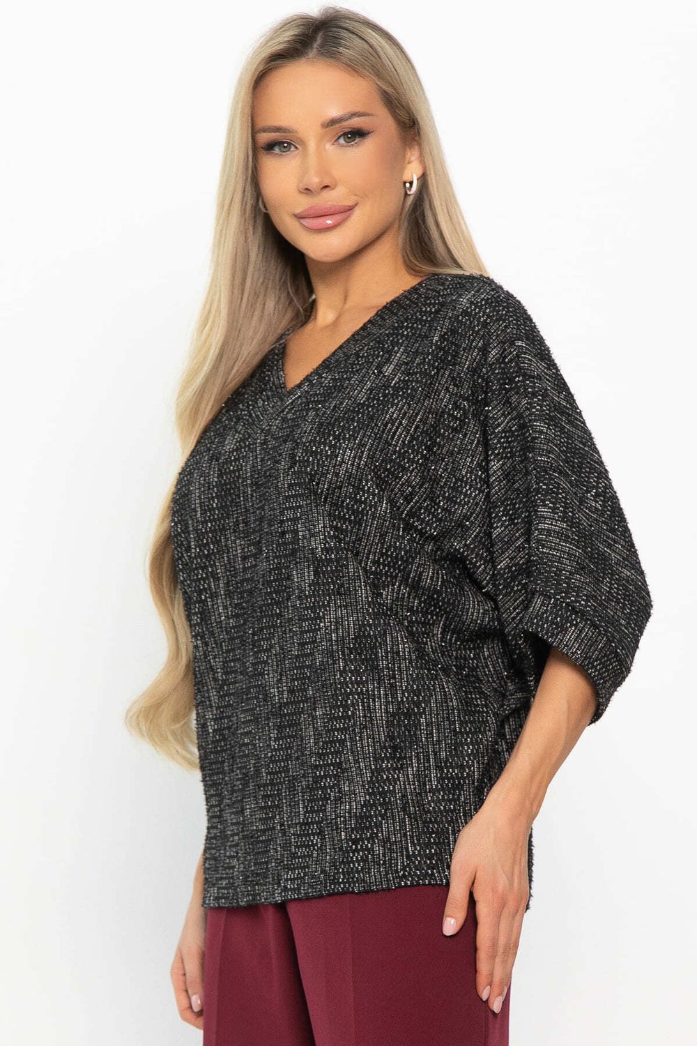 Джемпер трикотажный Джорджина (черный) Б14907-12М LT Collection