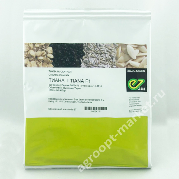 Тиана F1 семена тыквы (Enza Zaden / Энза Заден) – фото 2