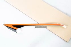 86642-MJW-J20ZA. 	STRIPE A, L. MIDDLE COWL *TYPE4*. (YR249C CANDY ENERGY ORANGE). Honda CBR500R/RA 2016-2018. Plastic CBR500. Orange
