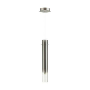 5061/5LA PENDANT ODL24 383 серебристый/дымчатый/металл/стекло Подвес LED 4W 3000K SHINY