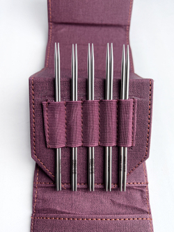 Набор съемных укороченных спиц 9см/5пар Flight Mini Maroon Lykke